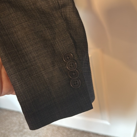 John Varvatos Star Wool Dinner Jacket 44 Regular Black/Grey 40 reg - Picture 4 of 14